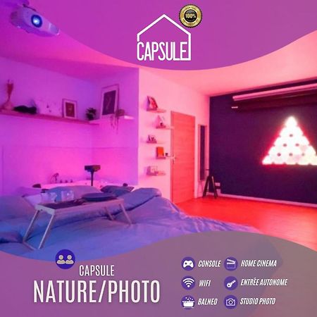 Capsule Nature & Photos - Jacuzzi - Netflix & Home Cinema - Ps5 & Jeu Thun-Saint-Martin Εξωτερικό φωτογραφία